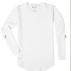BYLT Basics drop cut long sleeve lux small